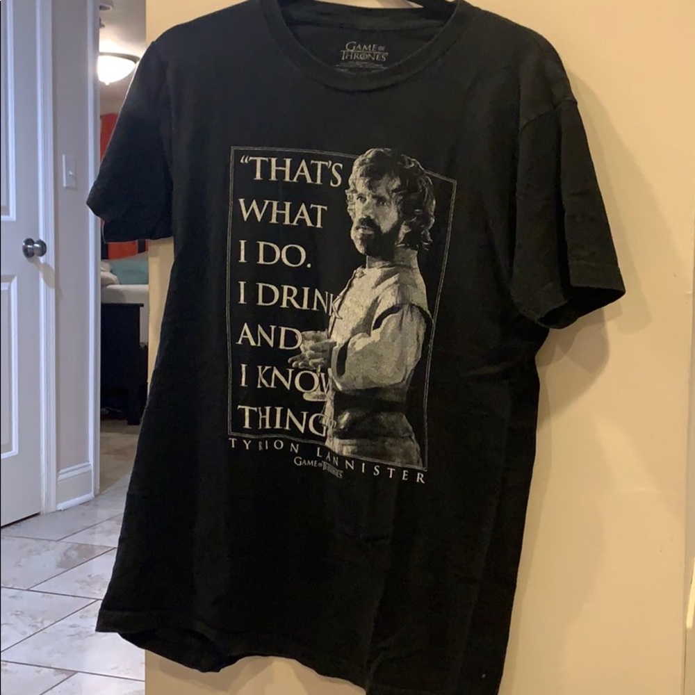 Exclusive Game of Thrones Slogan T-shirt